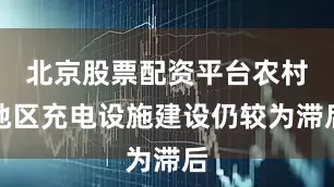 北京股票配资平台农村地区充电设施建设仍较为滞后